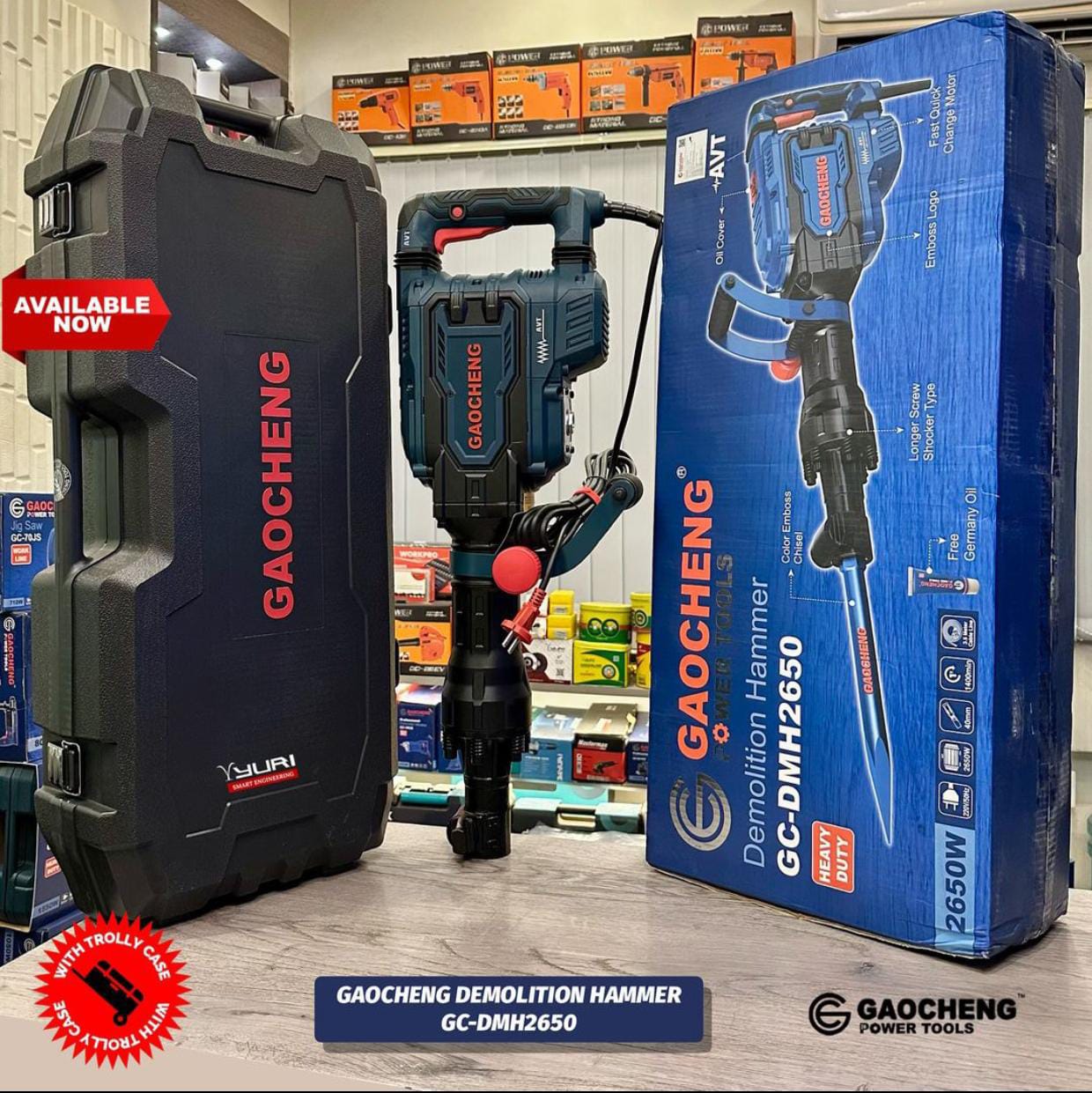 DEMOLITION HAMMER 2650W GC-DMH2650