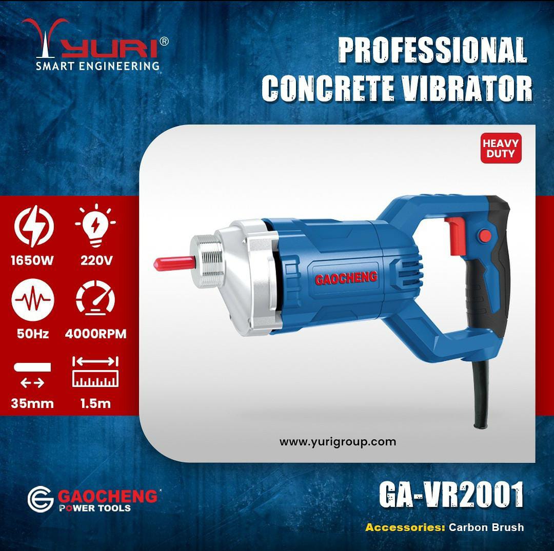 CONCRETE VIBRATOR 1650W GC-VR2001
